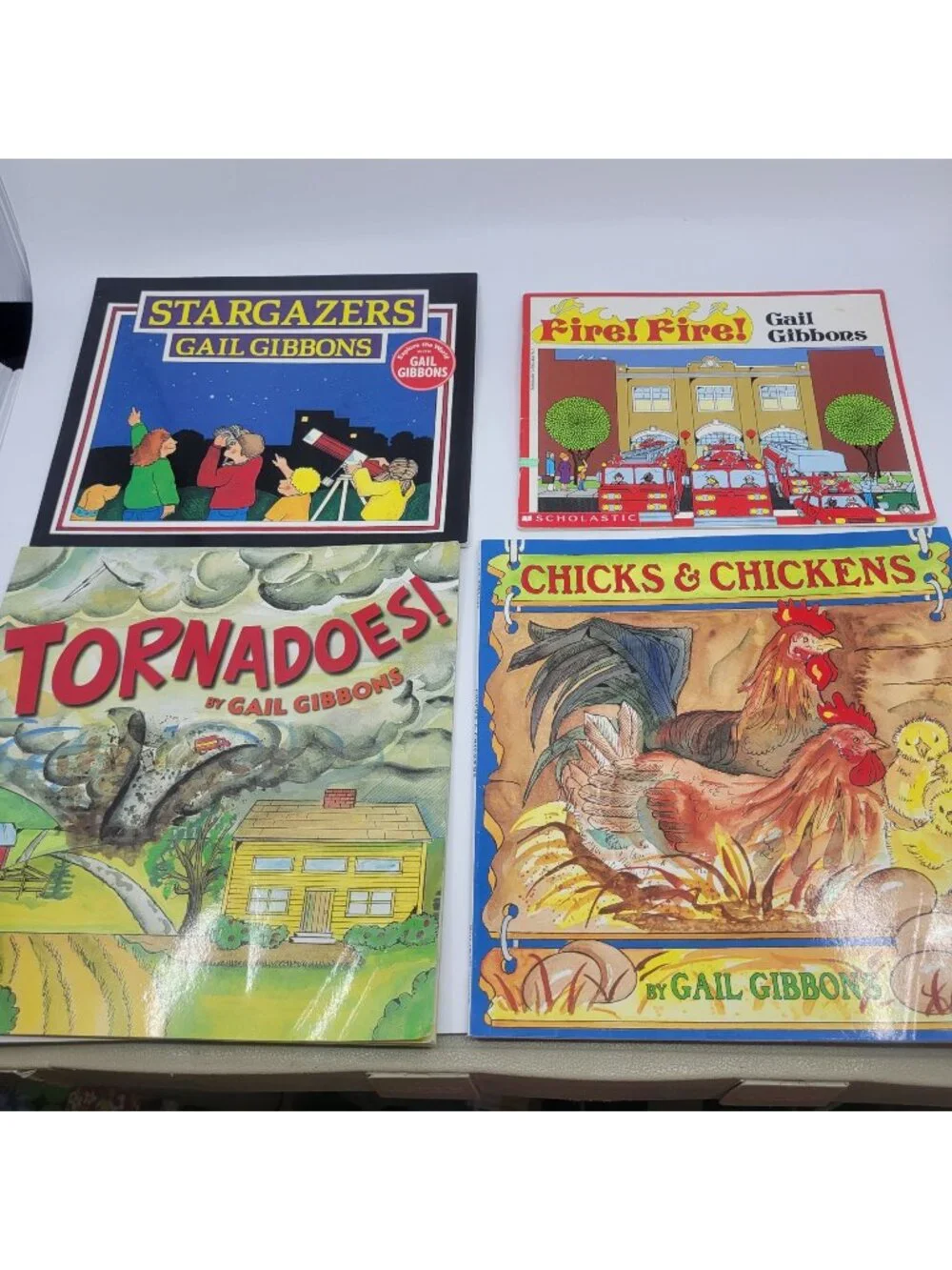 Gail Gibbons Lot of 4 Non-Fiction Children's Science Books - BB008